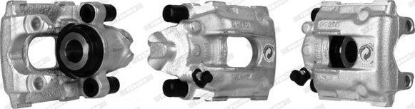 Etrier frana Etrier de frana cu disc Spate Stanga BMW 3 E46 X3 E83 2.0-3.0 d 10.99-12.11 BMW 3 Touring IV (E46), Turism, 06.1999 - 07.2005 Ferodo FCL694191