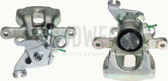 Etrier frana Etrier de frana cu disc Spate Stanga se potrivește. MITSUBISHI COLT CZC VI COLT VI SMART FORFOUR 1.1-1.5D 01.04-06. SMART FORFOUR (454), Hatchback, 01.2004 - 06.2006 Budweg Caliper 343750