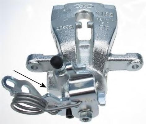 Etrier frana FORD FOCUS II (DA_), FORD GALAXY (WA6), FORD S-MAX (WA6) - TEXTAR 38202300