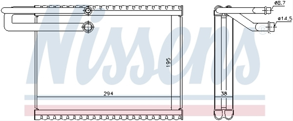 Evaporator Ac Nissens Volvo 92323