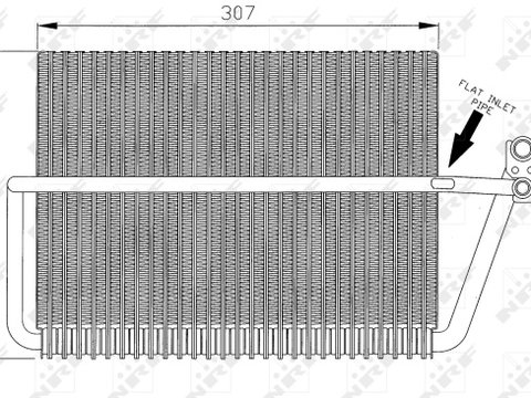 Evaporator aer conditionat 36070 NRF pentru Mercedes-benz E-class Mercedes-benz S-class