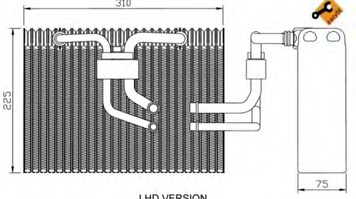 Evaporator aer conditionat 36100 NRF