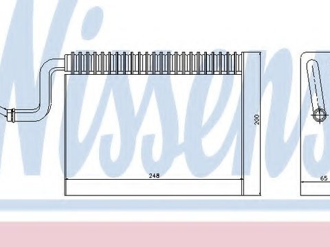 Evaporator aer conditionat 92150 NISSENS pentru Opel Corsa Opel Vita Opel Tigra