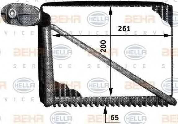 Evaporator aer conditionat AUDI A4 Avant (8D5, B5) - Cod intern: W20089037 - LIVRARE DIN STOC in 24 ore!!!