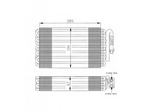 Evaporator,aer conditionat BMW 3 Cabriolet (E36) 1993-1999 #2 0600V002