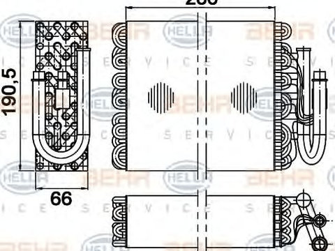 Evaporator aer conditionat BMW 3 Compact (E36) - Cod intern: W20089027 - LIVRARE DIN STOC in 24 ore!!!