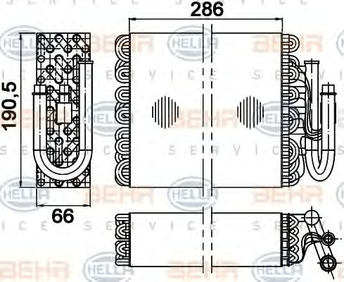 Evaporator aer conditionat BMW 3 (E36) - Cod intern: W20089027 - LIVRARE DIN STOC in 24 ore!!!