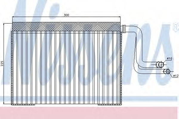 Evaporator,aer conditionat BMW Seria 3 (E90) (2005 - 2011) NISSENS 92268 piesa NOUA