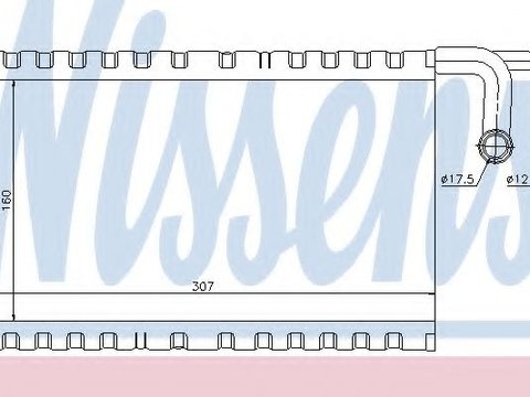 Evaporator,aer conditionat BMW Seria 6 (E63) (2004 - 2010) NISSENS 92235 piesa NOUA