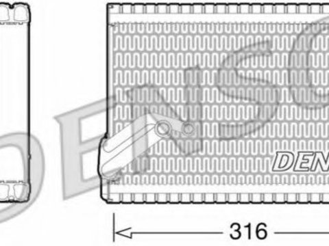 Evaporator aer conditionat CITROËN XSARA PICASSO (N68) (1999 - 2016) DENSO DEV21003