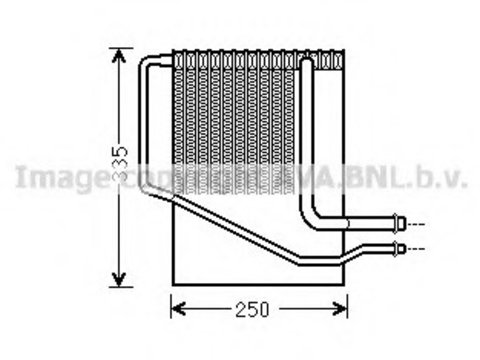 Evaporator aer conditionat CRV126 AVA QUALITY COOLING