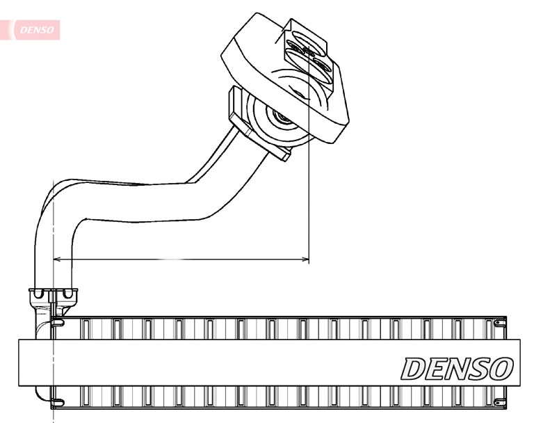Evaporator, aer conditionat DENSO DEV09020 la masina FIAT PUNTO EVO Caseta/ Hatchback (199_) 2009 2010 2011 2012