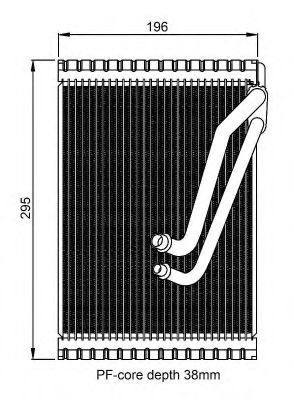 Evaporator aer conditionat FIAT GRANDE PUNTO (199)