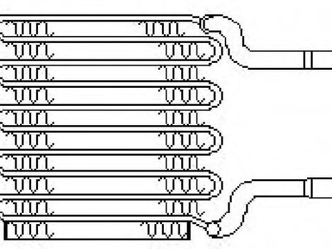 Evaporator,aer conditionat FORD COURIER (JV) (1998 - 2016) NISSENS 92017 piesa NOUA