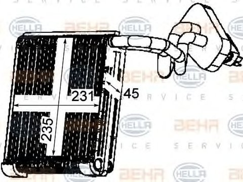 Evaporator aer conditionat FORD FIESTA VI - Cod intern: W20089055 - LIVRARE DIN STOC in 24 ore!!!