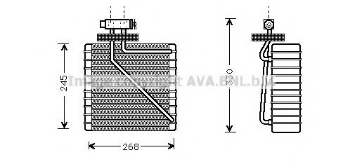 Evaporator aer conditionat FORD GALAXY (WGR) (1995