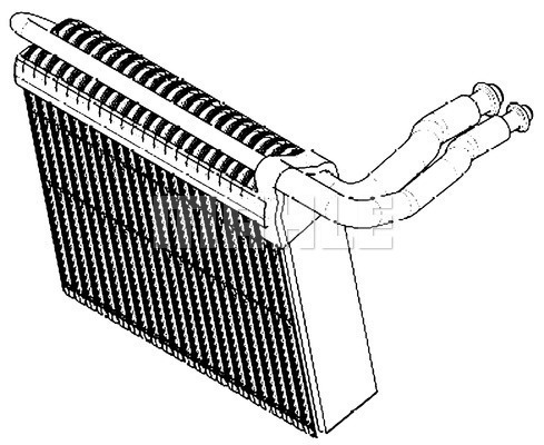 Evaporator aer conditionat ~ Ford Transit 2013 2014 2015 2016 2017 2018 2019 2020 2021 2022 2023 2024 ~ AE70000P ~ MAHLE