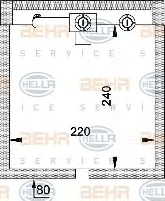 Evaporator aer conditionat FORD TRANSIT CONNECT (P65_, P70_, P80_) - Cod intern: W20089035 - LIVRARE DIN STOC in 24 ore!!!