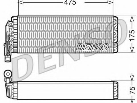 Evaporator aer conditionat IVECO Stralis (2002 - 2016) DENSO DEV12003