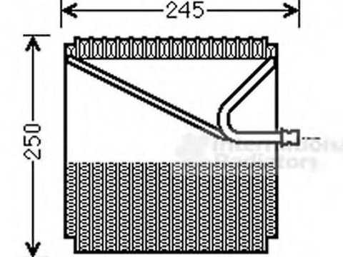 Evaporator,aer conditionat MERCEDES-BENZ M-CLASS (W163) - VAN WEZEL 3000V454