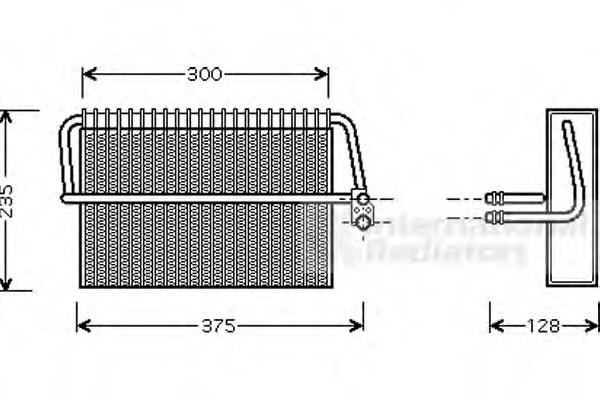 Evaporator,aer conditionat MERCEDES-BENZ S-CLASS limuzina (W220), MERCEDES-BENZ CL-CLASS cupe (C215) - VAN WEZEL 3000V325