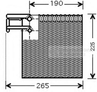 Evaporator,aer conditionat NISSAN MARCH III (K12), NISSAN MICRA C+C (K12) - VAN WEZEL 1300V257