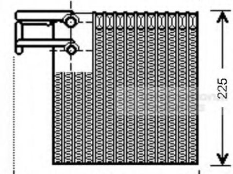 Evaporator,aer conditionat NISSAN MARCH III (K12), NISSAN MICRA C+C (K12) - VAN WEZEL 1300V257