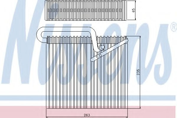 Evaporator aer conditionat OPEL ASTRA G cupe (F07_) (2000 - 2005) NISSENS 92190