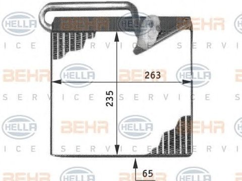 Evaporator aer conditionat OPEL ASTRA G hatchback (F48_, F08_) - Cod intern: W20089043 - LIVRARE DIN STOC in 24 ore!!!