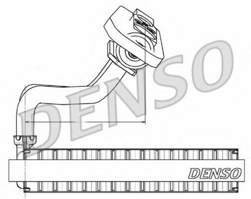 Evaporator aer conditionat OPEL CORSA D Van (2006 - 2016) DENSO DEV09020