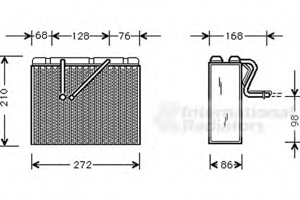 Evaporator,aer conditionat OPEL VECTRA B hatchback (38_), OPEL VECTRA B (36_), OPEL VECTRA B combi (31_) - VAN WEZEL 3700V301