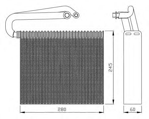 Evaporator aer conditionat OPEL VECTRA C combi - Cod intern: M20425969 - LIVRARE DIN STOC in 24 ore!!!