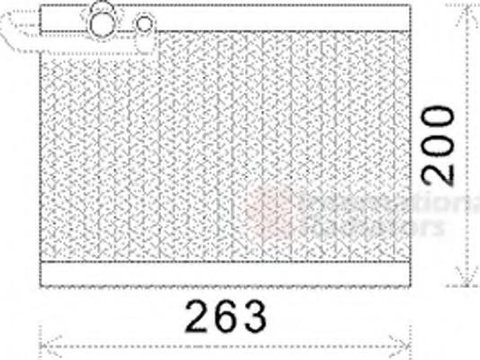 Evaporator,aer conditionat PEUGEOT 307 (3A/C), PEUGEOT 307 SW (3H), PEUGEOT 307 CC (3B) - VAN WEZEL 4000V351