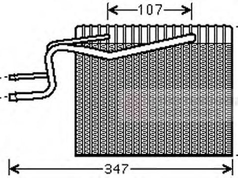 Evaporator,aer conditionat RENAULT KANGOO (KC0/1_), RENAULT CLIO Mk II (BB0/1/2_, CB0/1/2_), RENAULT KANGOO Rapid (FC0/1_) - VAN WEZEL 4300V365