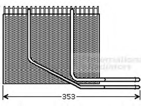 Evaporator,aer conditionat RENAULT MEGANE Scenic (JA0/1_) - VAN WEZEL 4300V353