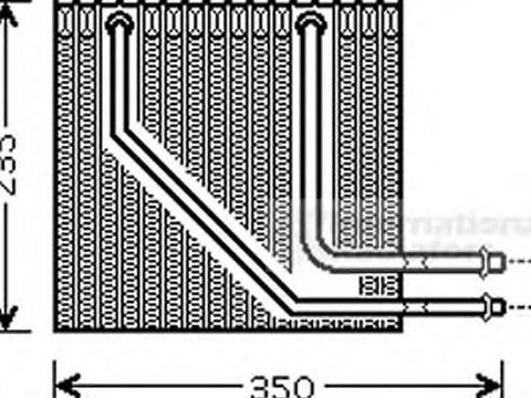 Evaporator,aer conditionat RENAULT Scenic I (JA0/1_) - VAN WEZEL 4300V407