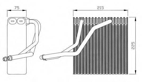 Evaporator,aer conditionat SEAT AROSA (6H) (1997 -