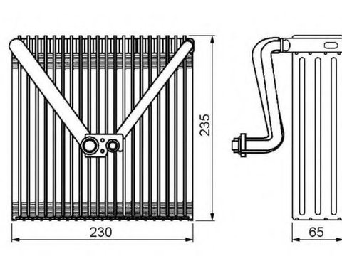 Evaporator,aer conditionat SEAT CORDOBA (6L2) (2002 - 2009) NRF 36141