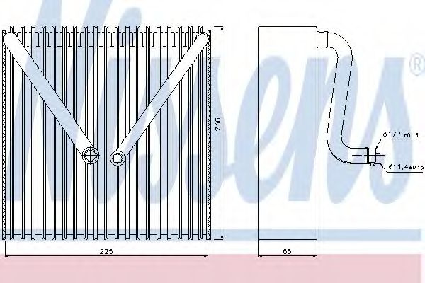 Evaporator aer conditionat SEAT IBIZA V (6J5, 6P1) (2008 - 2016) NISSENS 92191