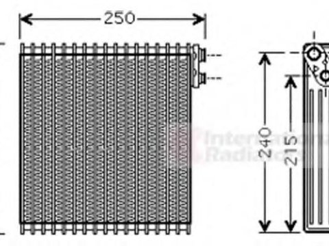 Evaporator,aer conditionat TOYOTA VITZ (SCP1_, NLP1_, NCP1_), TOYOTA ECHO VERSO (_NLP2_, _NCP2_) - VAN WEZEL 5300V389