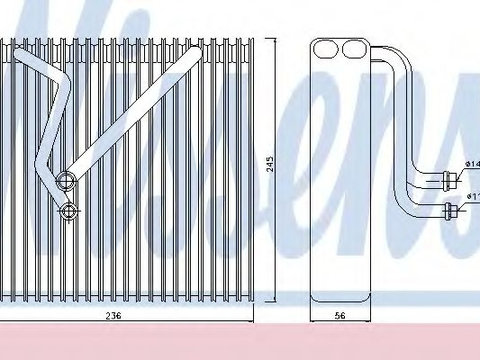 Evaporator aer conditionat VW CADDY ALLTRACK combi (Saab) (US) (2015 - 2016) NISSENS 92163