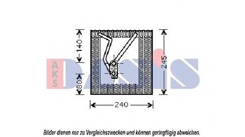 evaporator,aer conditionat VW JETTA IV (