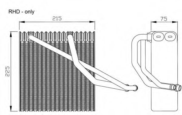 Evaporator aer conditionat VW POLO Variant (6KV5) 