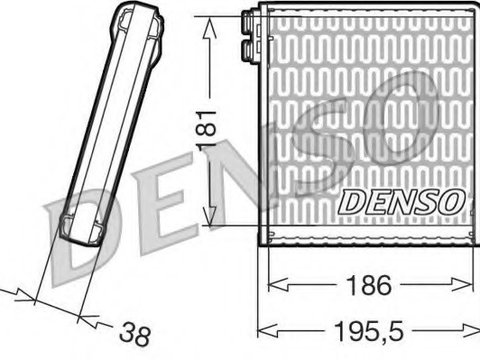 Evaporator DEV09103 DENSO