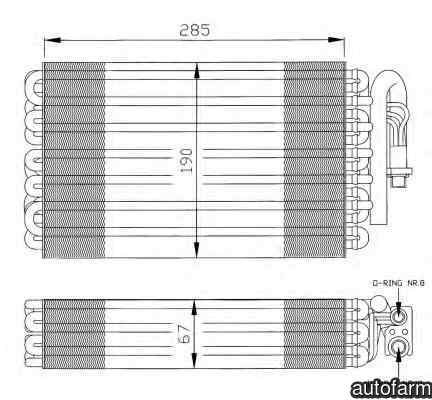 Evaporator / Vaporizator aer conditionat BMW 3 Touring E36 NRF 36026
