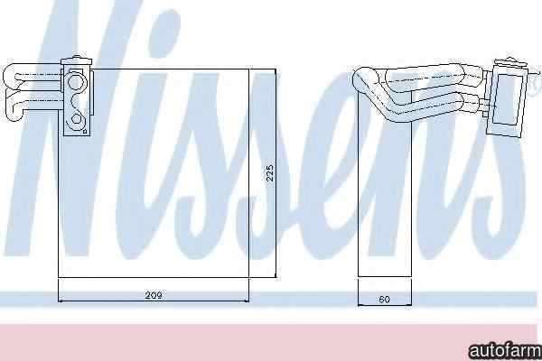 Evaporator / Vaporizator aer conditionat NISSAN MICRA III (K12) NISSENS 92188