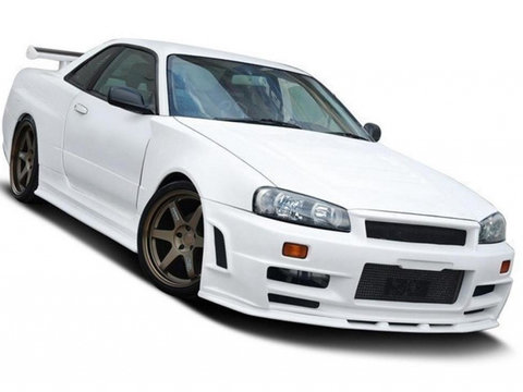 Evazari Aripi Fata Z-TYPE LOOK NISSAN SKYLINE R34 GTR ( pentru Z-TYPE Bara ) 2998F