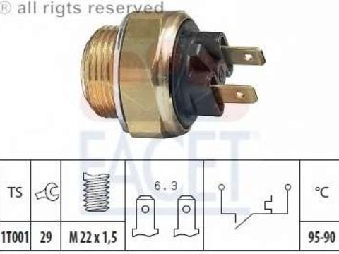 Facet comutator temperatura pt citroen ax,skoda 105,120