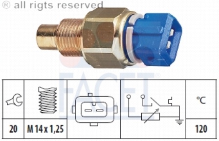 Facet senzor temperatura lichid racire fiat