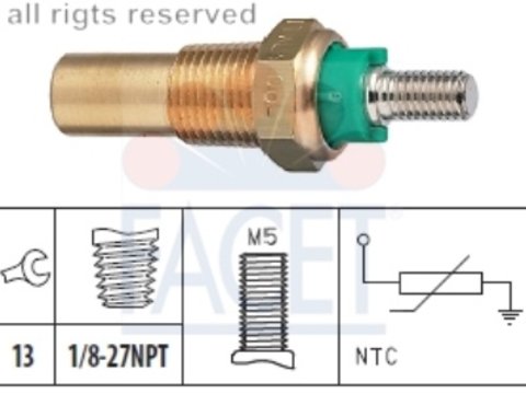 Facet senzor temperatura lichid racire ford